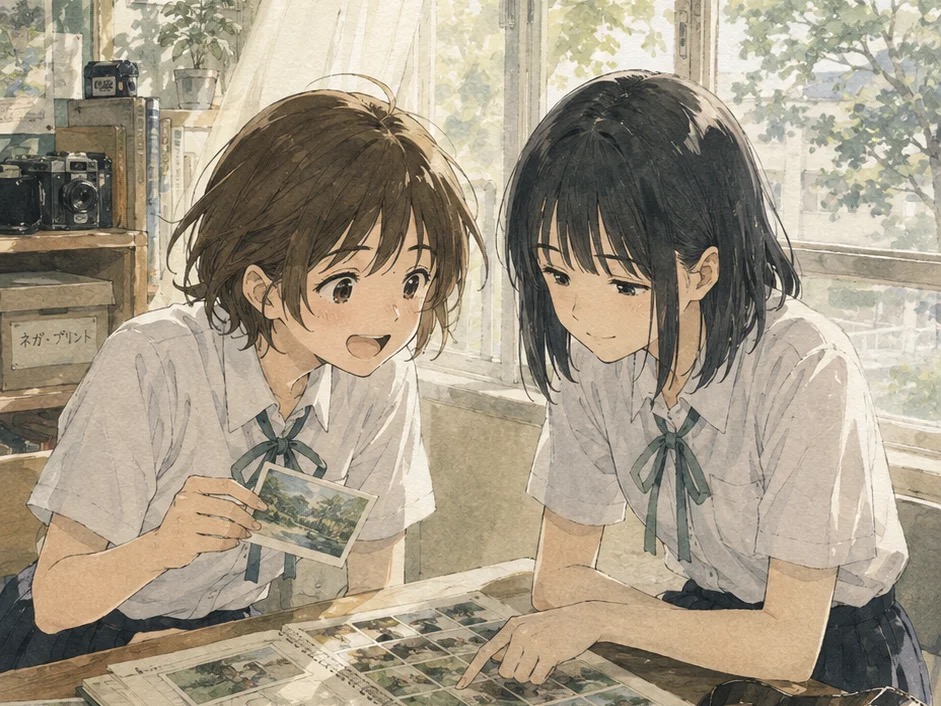 夕暮れの教室